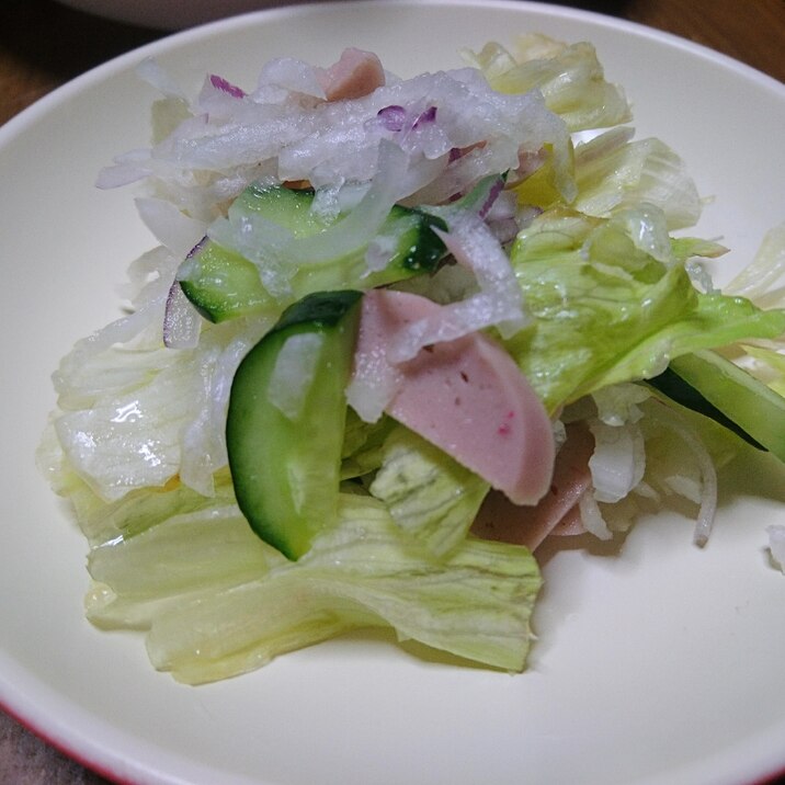 お魚ソーセージとレタスと大根のサラダ レシピ 作り方 By あやめぇ 楽天レシピ お魚ソーセージとレタスと大根のサラダ レシピ 作り方 By あやめぇ 楽天レシピ